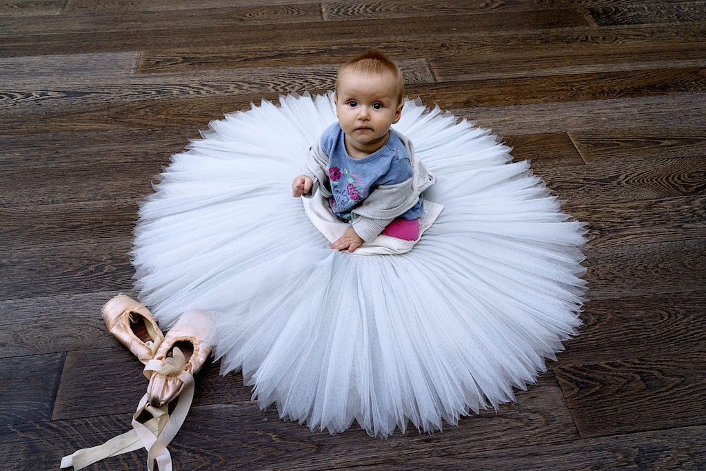 Young child at Ballet Dots, Royal Opera House