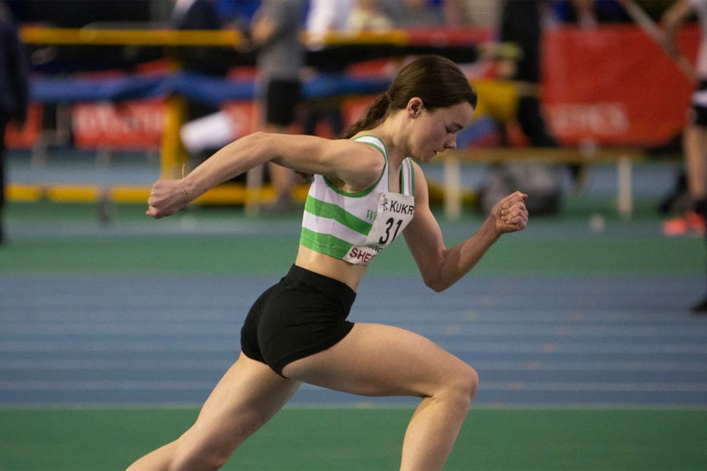 Caitlin competing (Image: Paul Hancock)