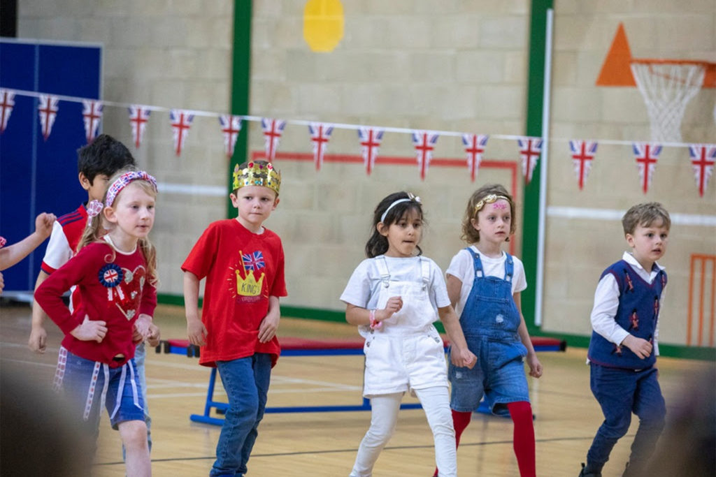 Pre-Pre children enjoyed an exciting Coronation dance workshop