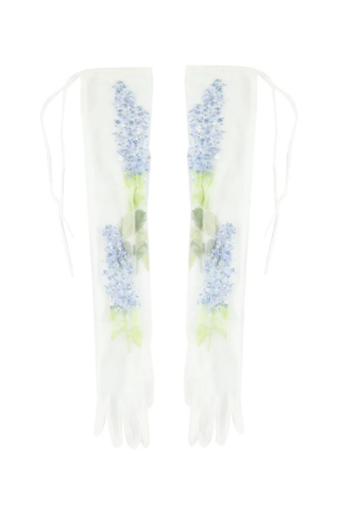 Floral gloves