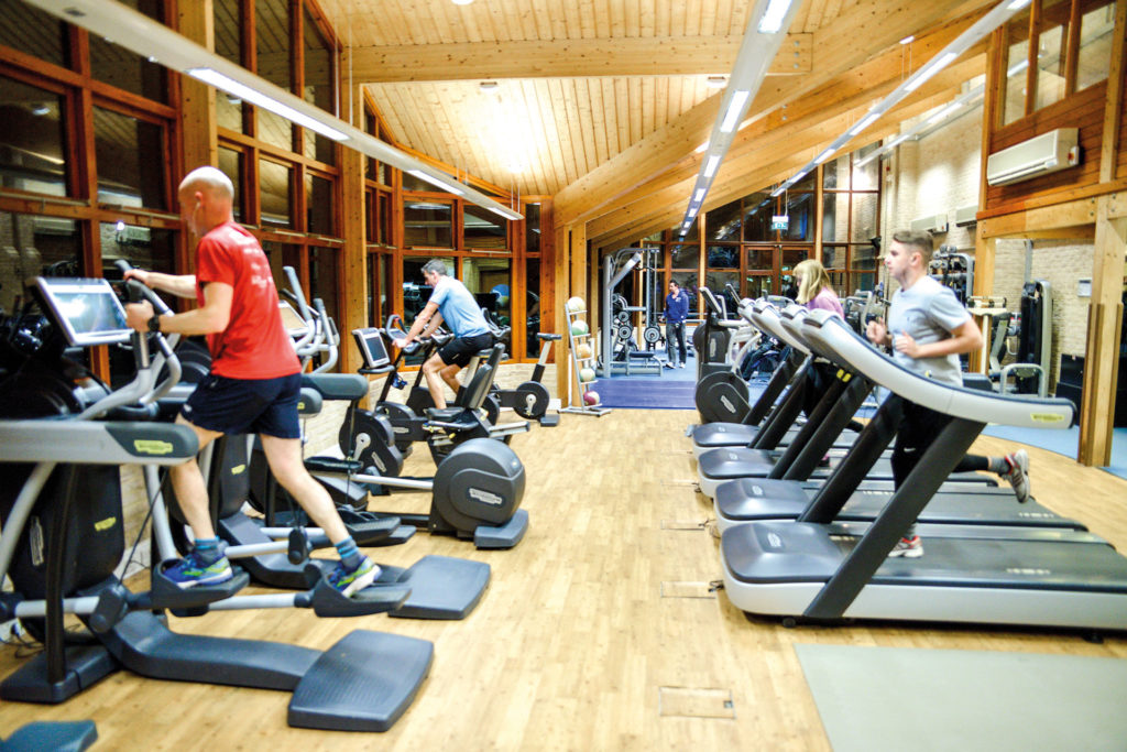 Canford School's gym