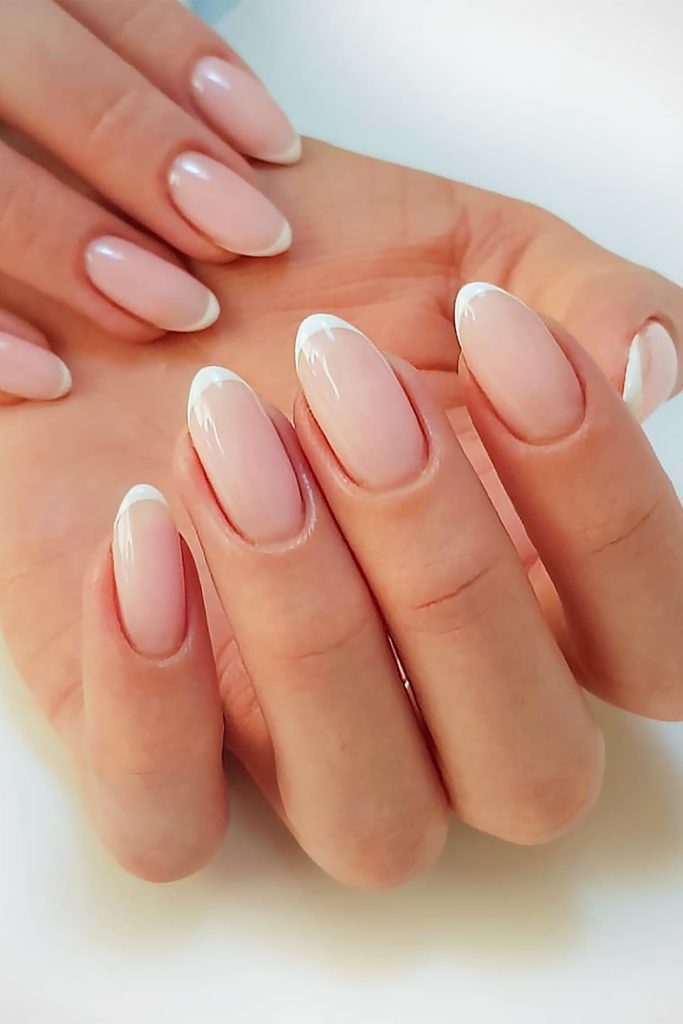 French tip manicure | wedding nails
