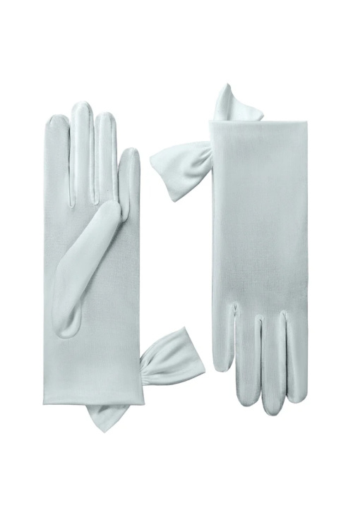 Blue gloves