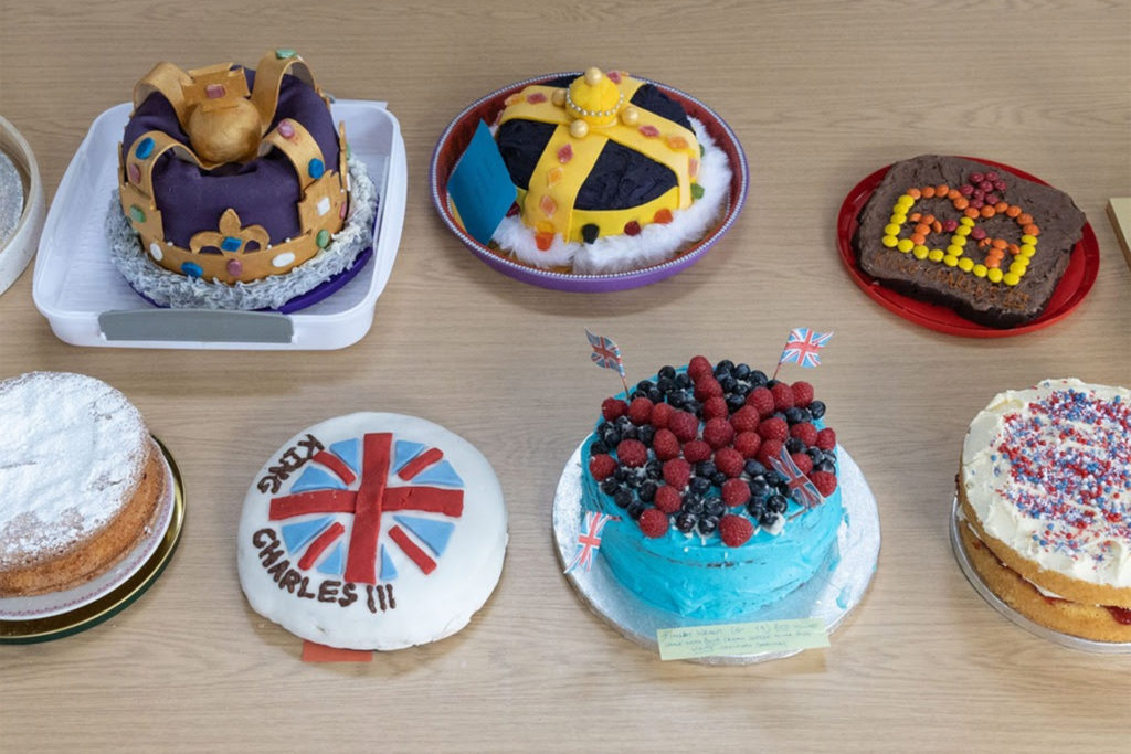 Entries in the Berkhamsted Boys Coronation Cake competition.