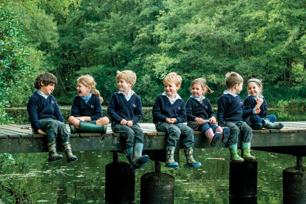 Cottesmore Prep School's fishing lake