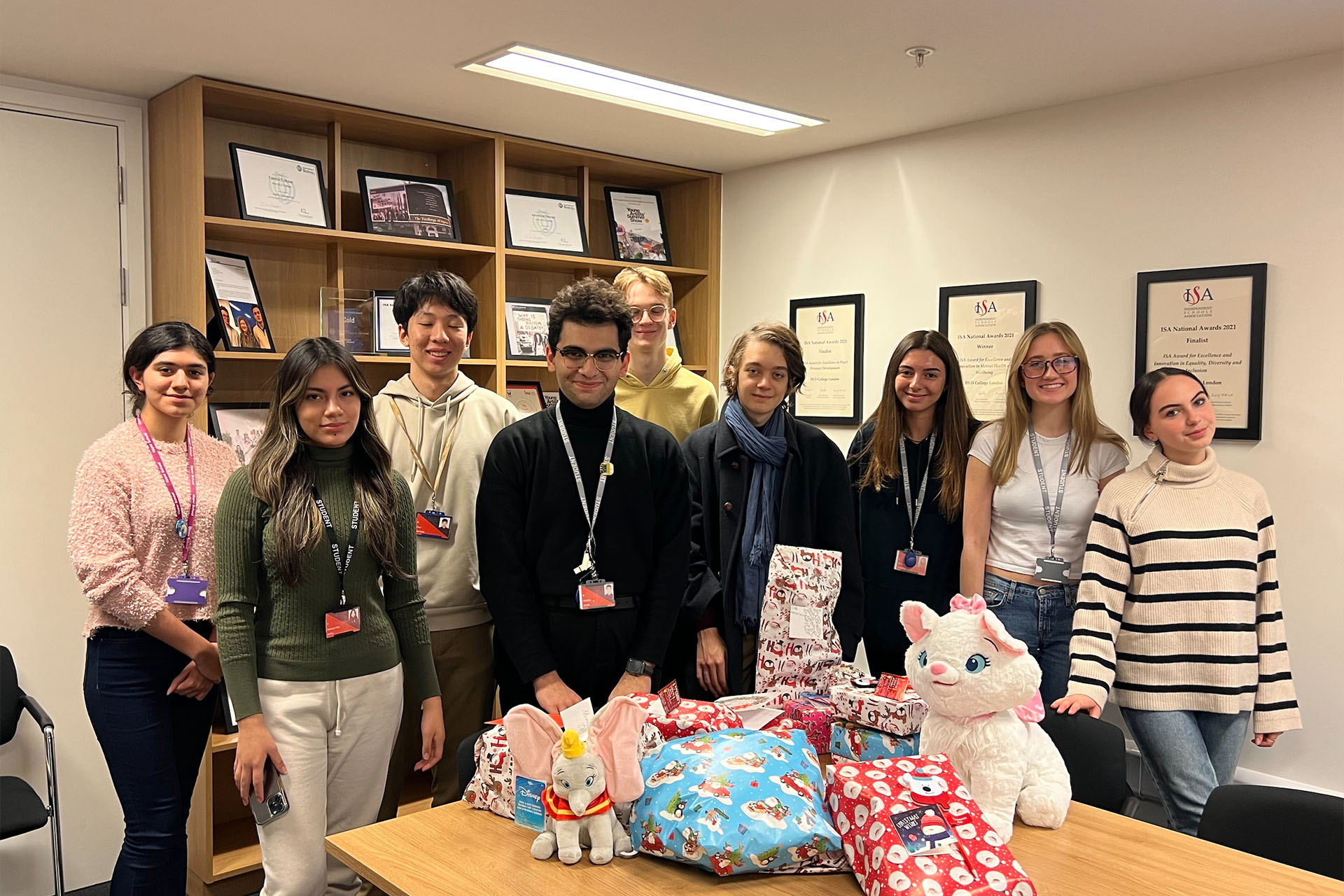 DLD College Give Gifts to Children For Christmas