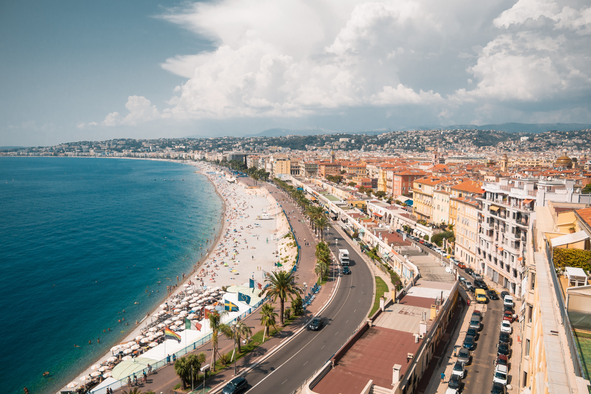 Coastline at Nice, France