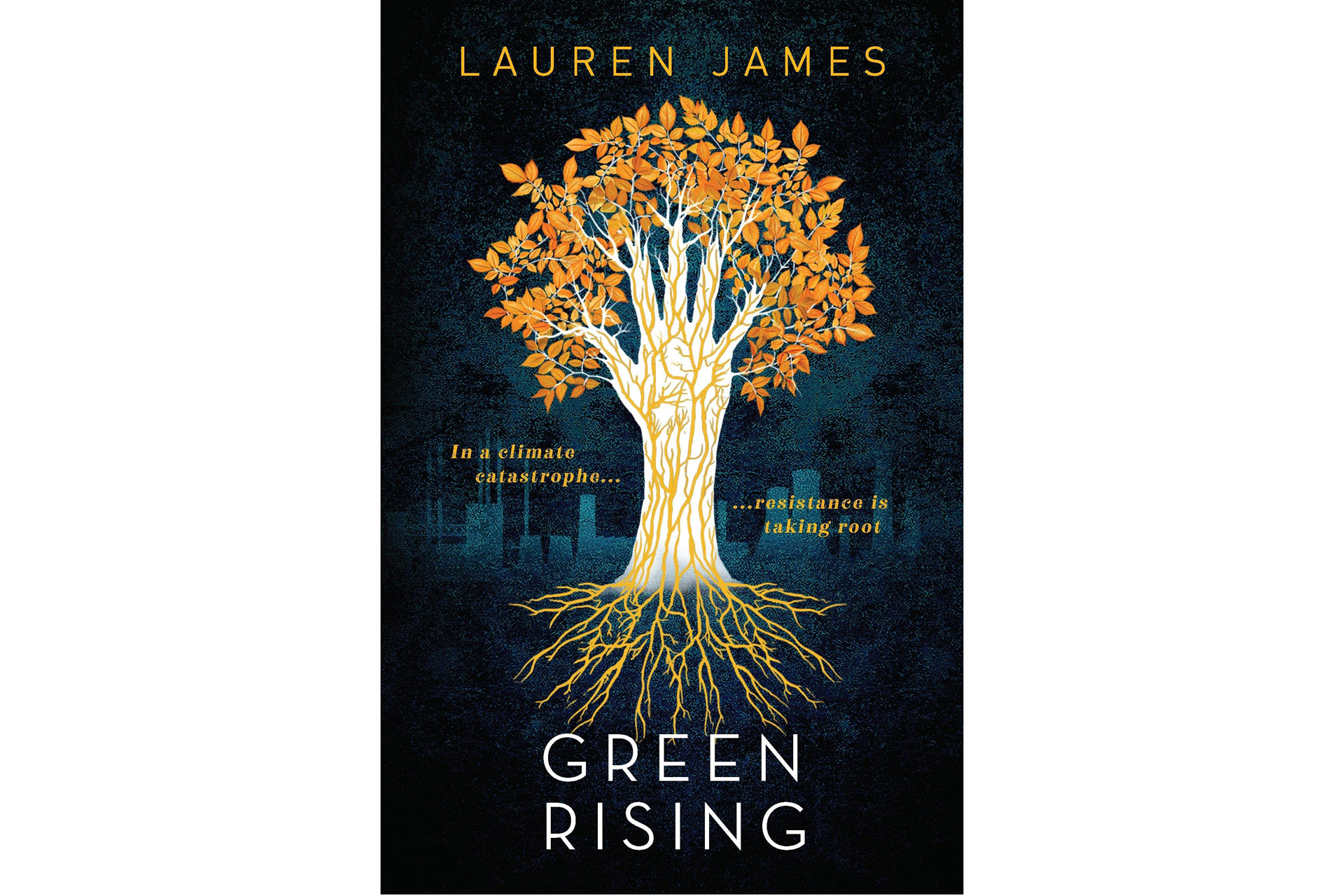 Green Rising book cover, a book about climate change