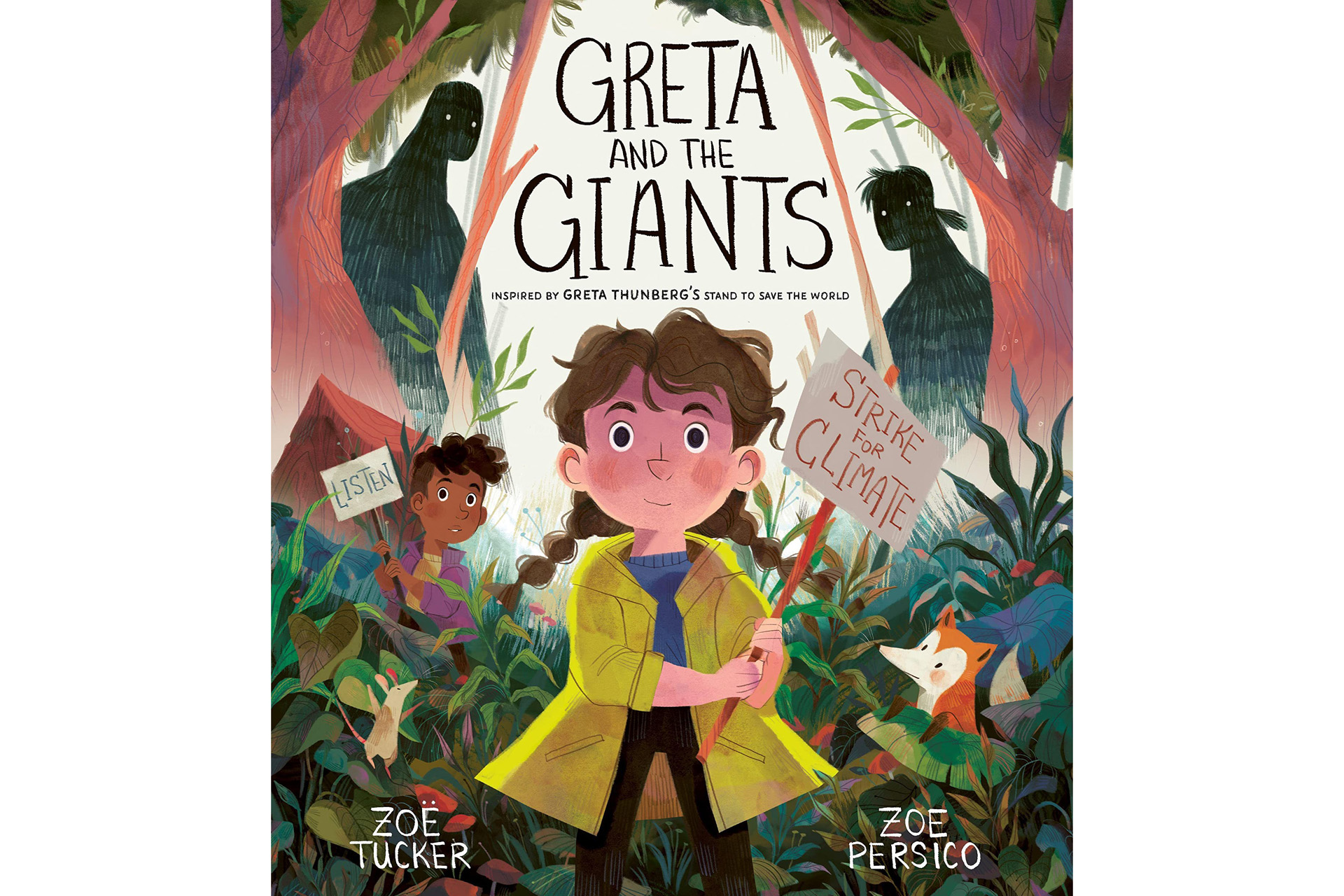 Greta and The Giants book cover, a book about climate change