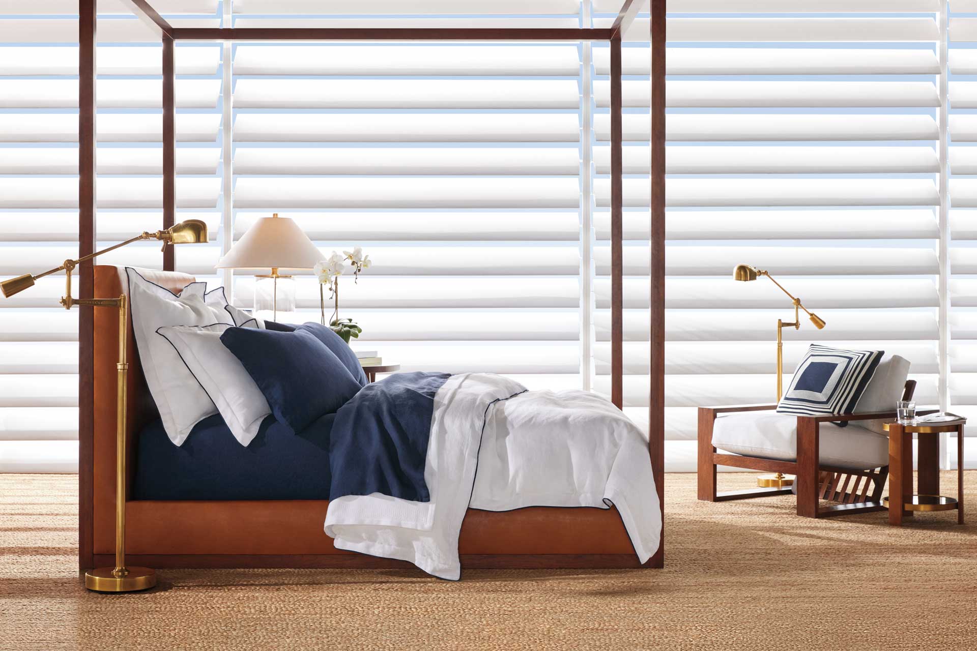 Ralph Lauren Home Organic Sateen Border Bedding Collection