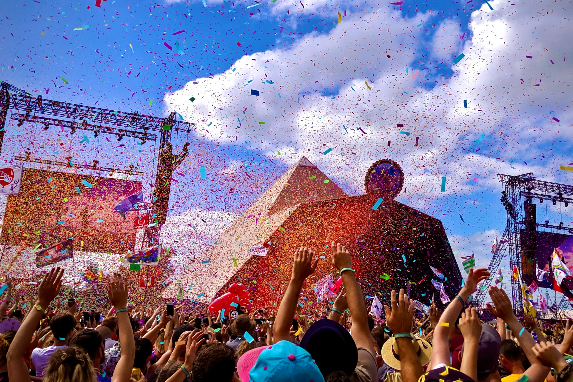 The Pyramid Stage at Glastonbury Festival 2019