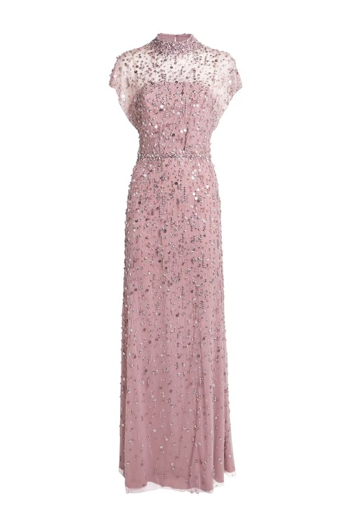 Pink beaded Jenny Packham dress
