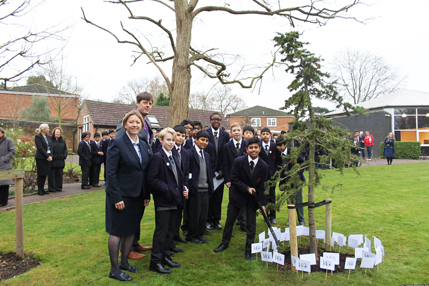 Anniversary Tree Planted at The John Lyon School