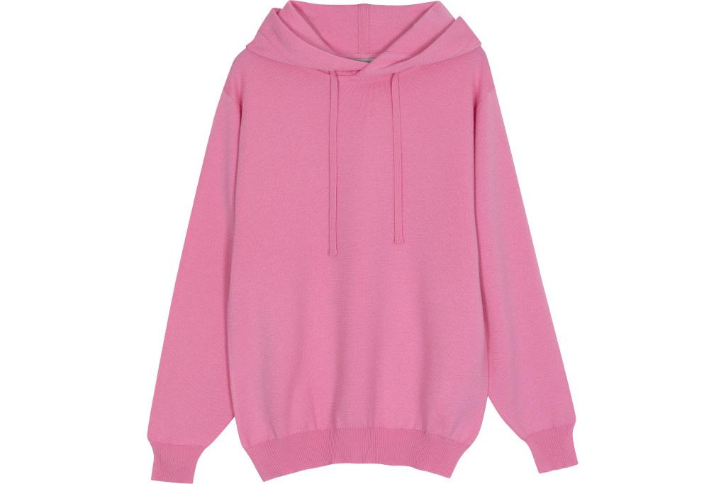 John Smedley pink hoodie