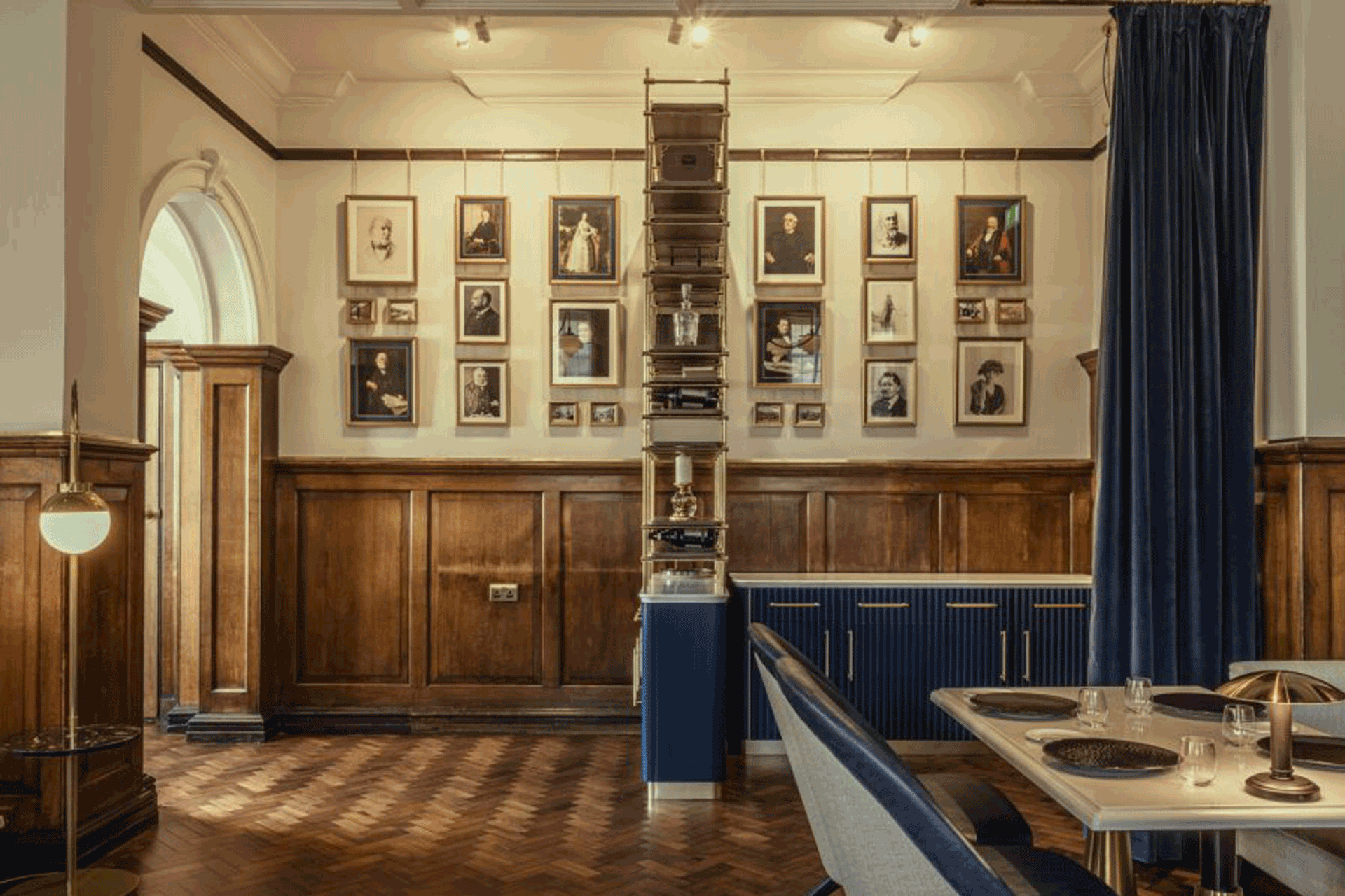 Entrance hallway of Legacy restaurant in The Grand, York.