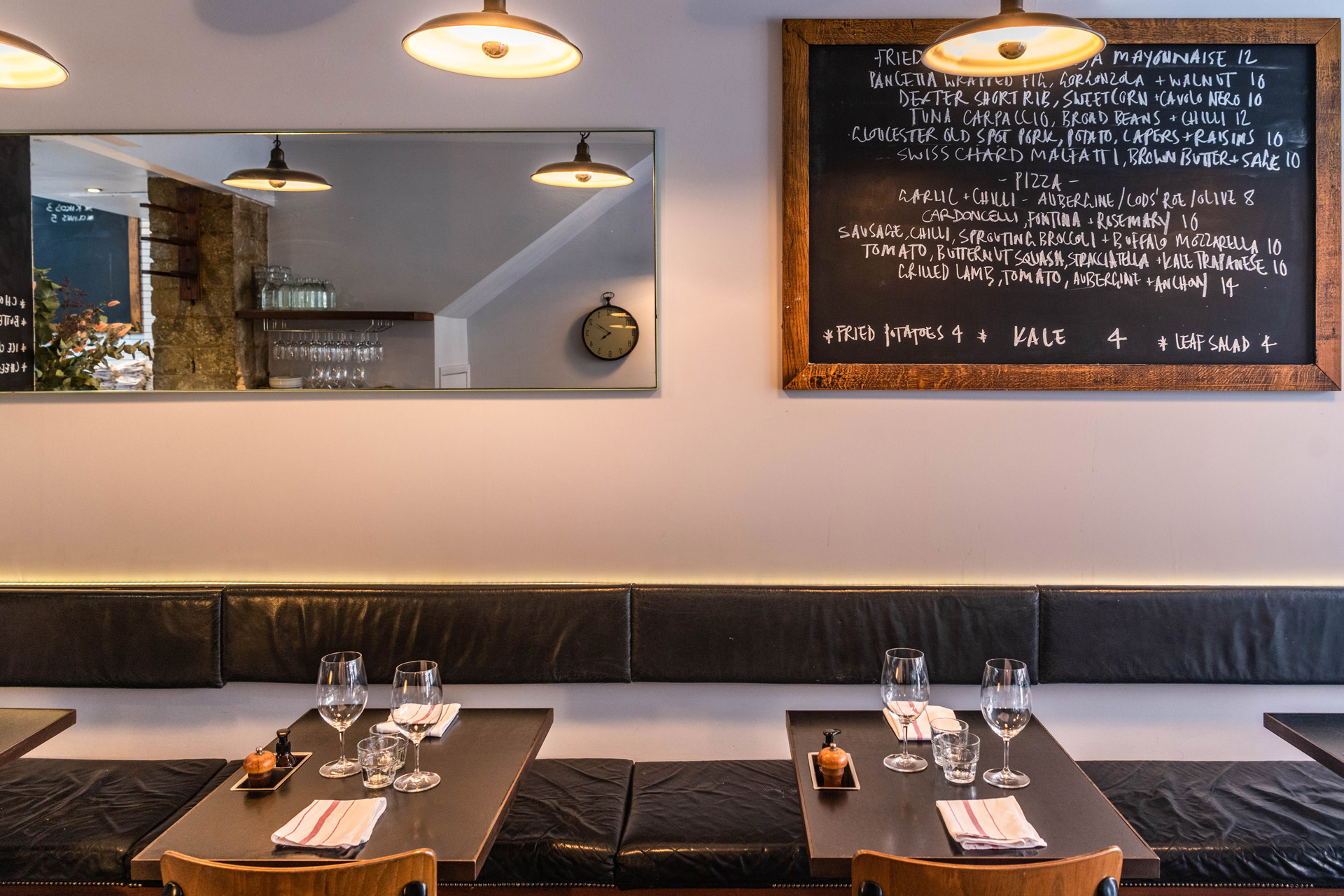 10 Greek Street restaurant interiors