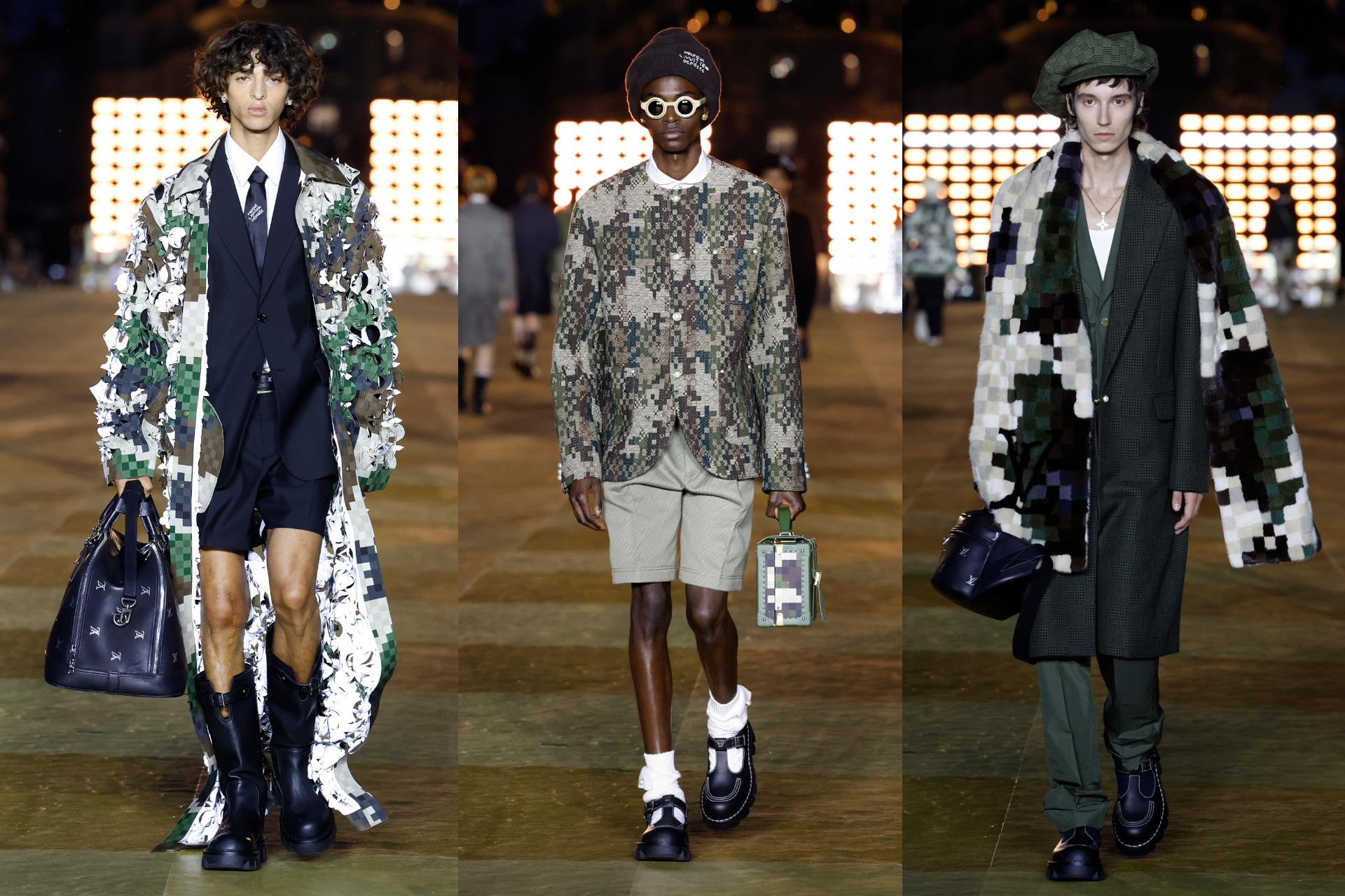 The Louis Vuitton SS24 menswear show draws in the celebrities