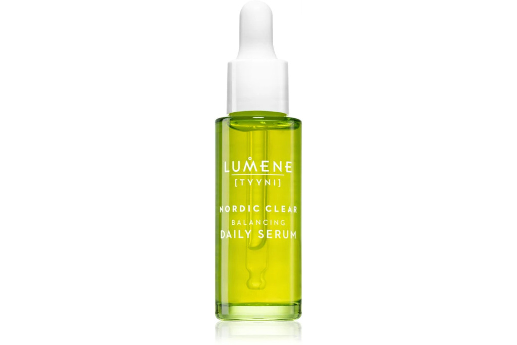 Green bottle with white dropper lid