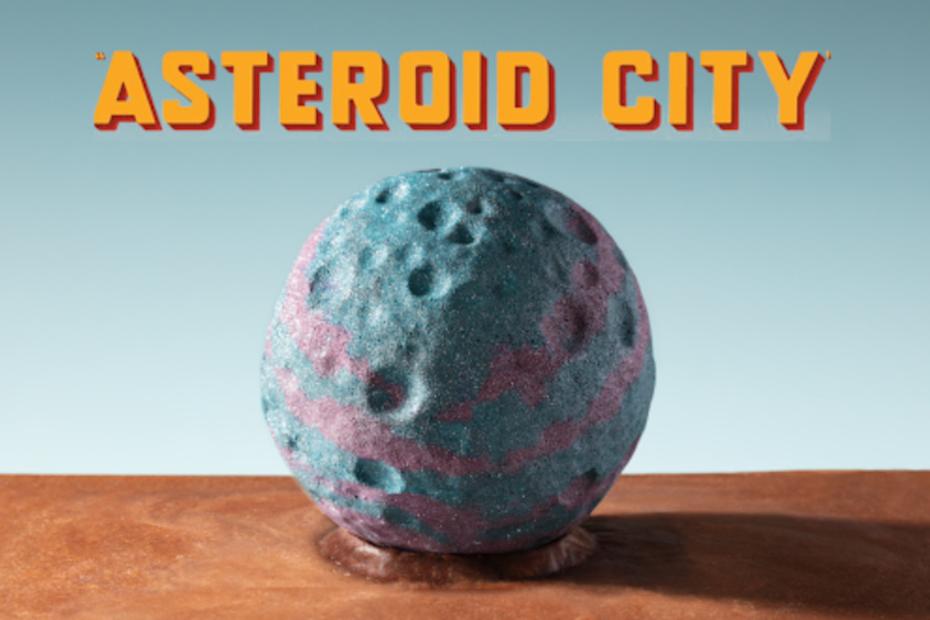 Asteroid City themed Lush bath bomb
