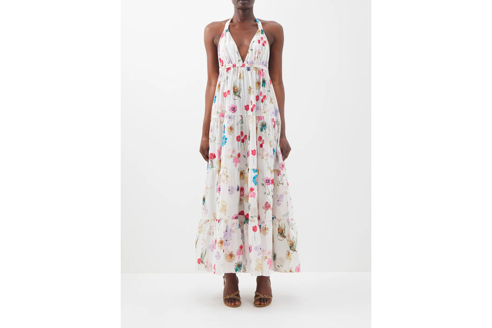 Emporio Sirenuse Soleil floral print dress