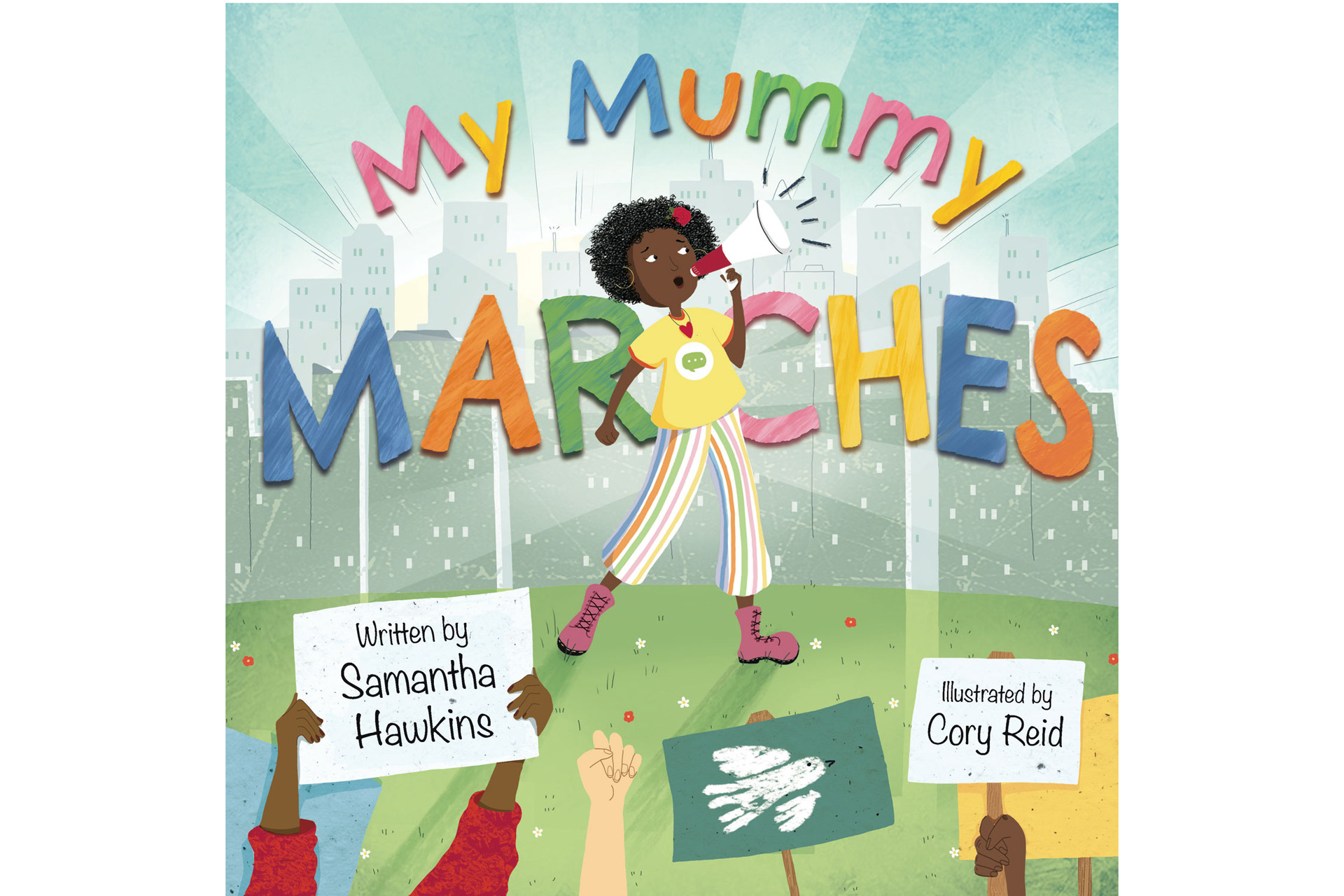 My Mummy Marches book cover, a book about climate change