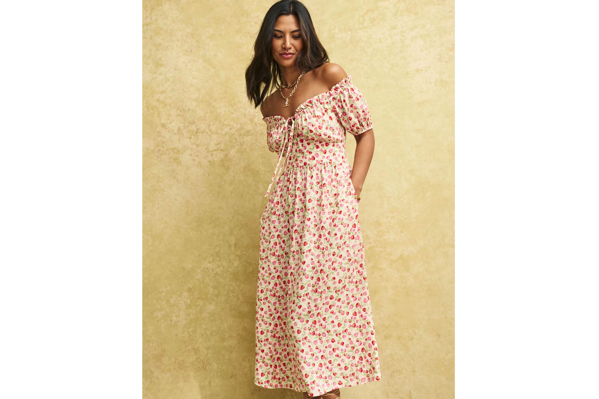 Nobody's child bardot tea dress