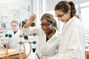 Science lessons at Oxford High School GDST