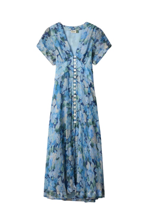 Blue floral RIXO dress