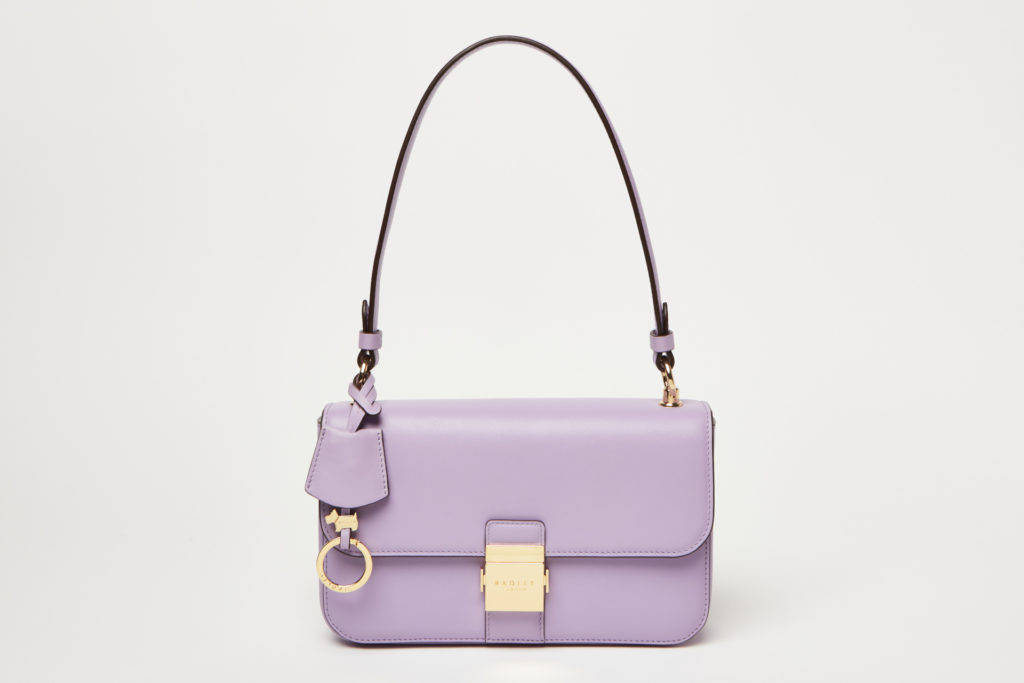 Purple handbag