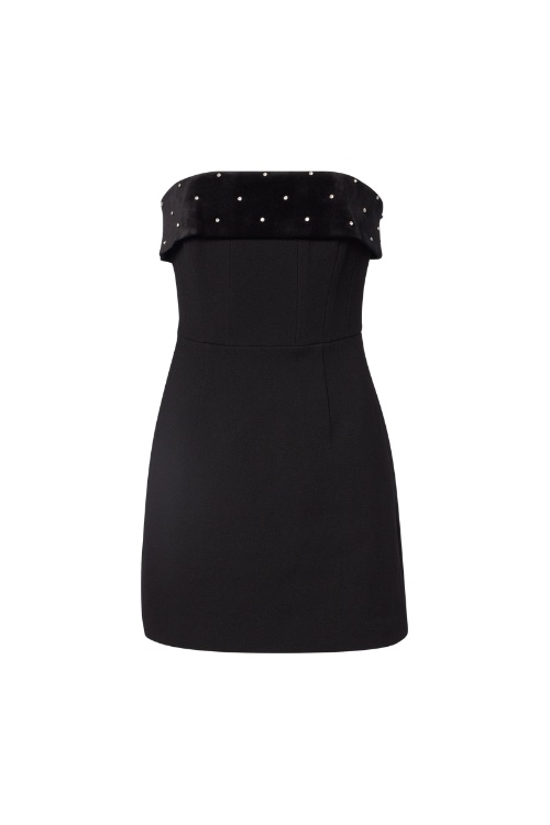 Black Rebecca Vallance mini dress