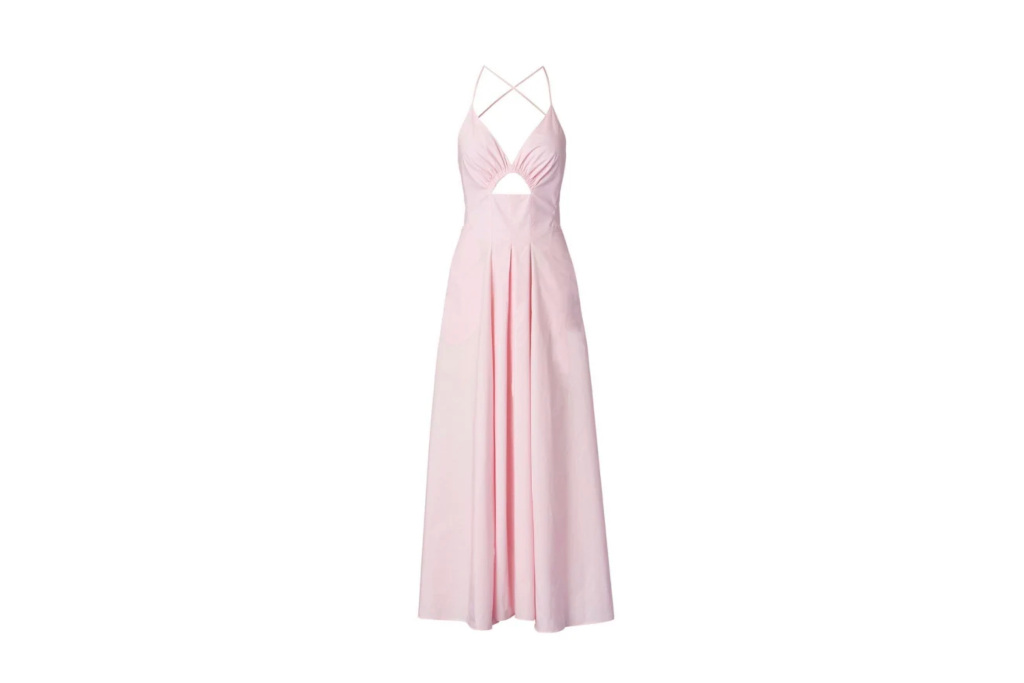 Pink strappy dress