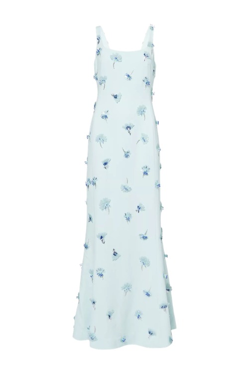 Blue beaded Simkhai dress