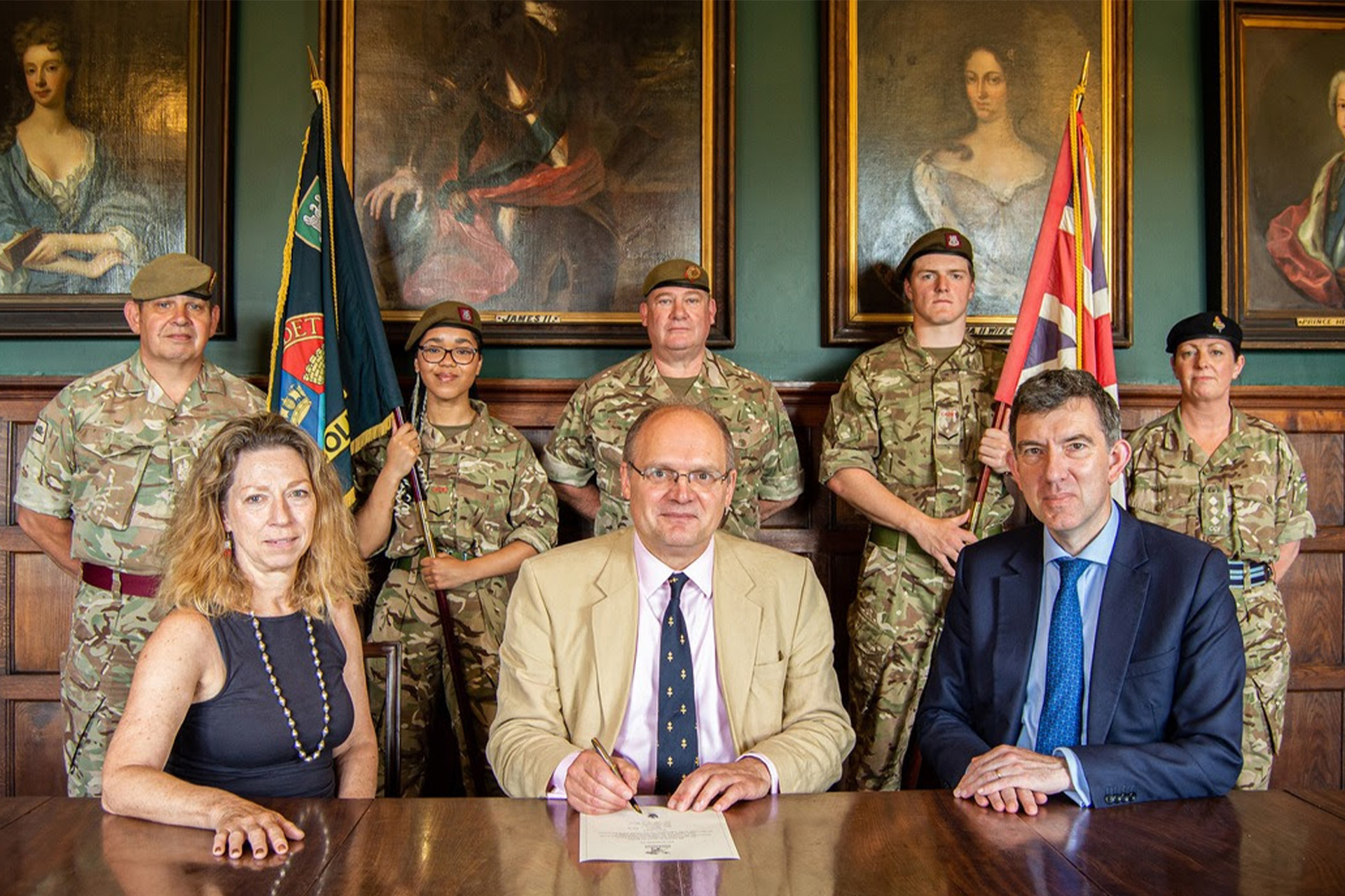 Stonyhurst sign the Armed Forces Covenant