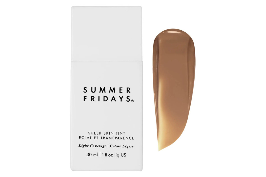 White bottle with skin cream swipe