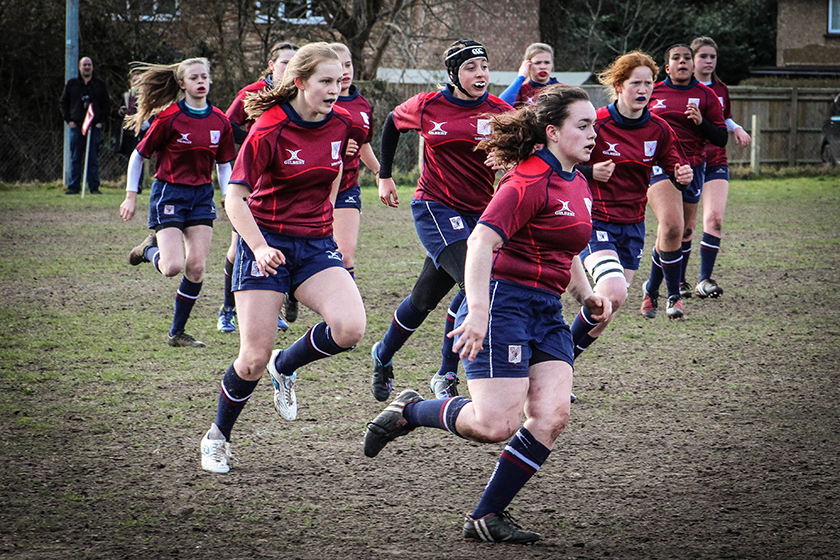 Girls' Rugby Kicking off at Independent Schools