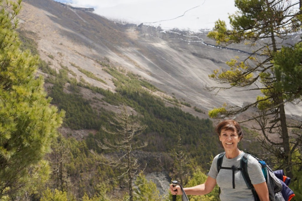 Mrs Lucy Elphinstone, Francis Holland School, trekking in the mountains