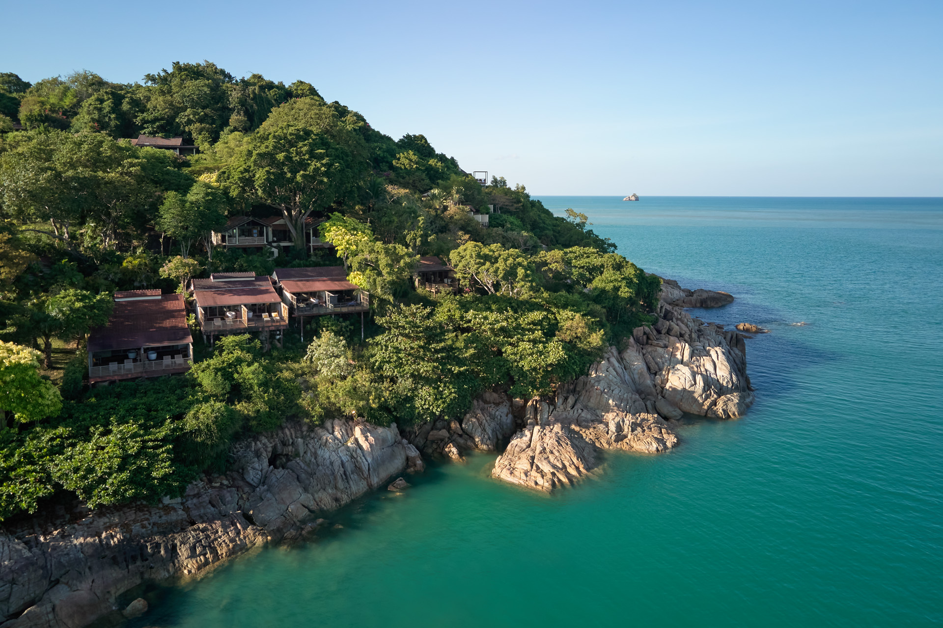 aerial shot of Garrya Tongsai Bay