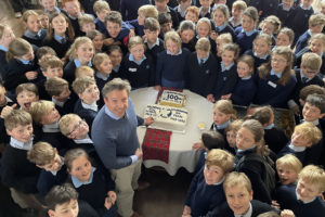 Belhaven Hill School celebrated with a Centenary birthday cake