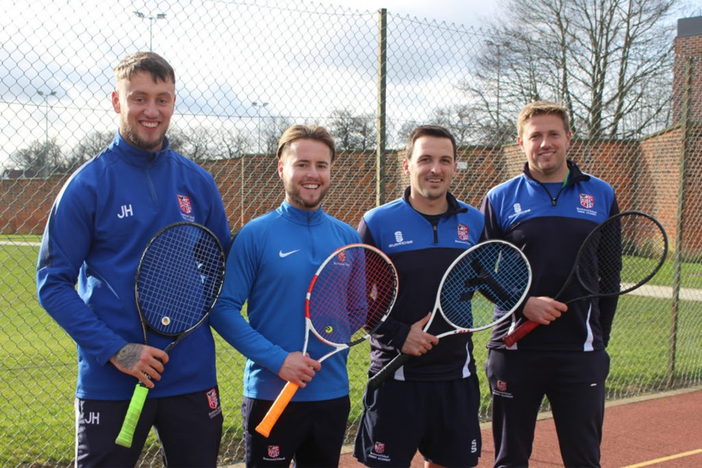Caption: Coaching team (left to right): Joel Hibbitt, Mark Throp, Mark Simpson-Crick and Hal Kannor