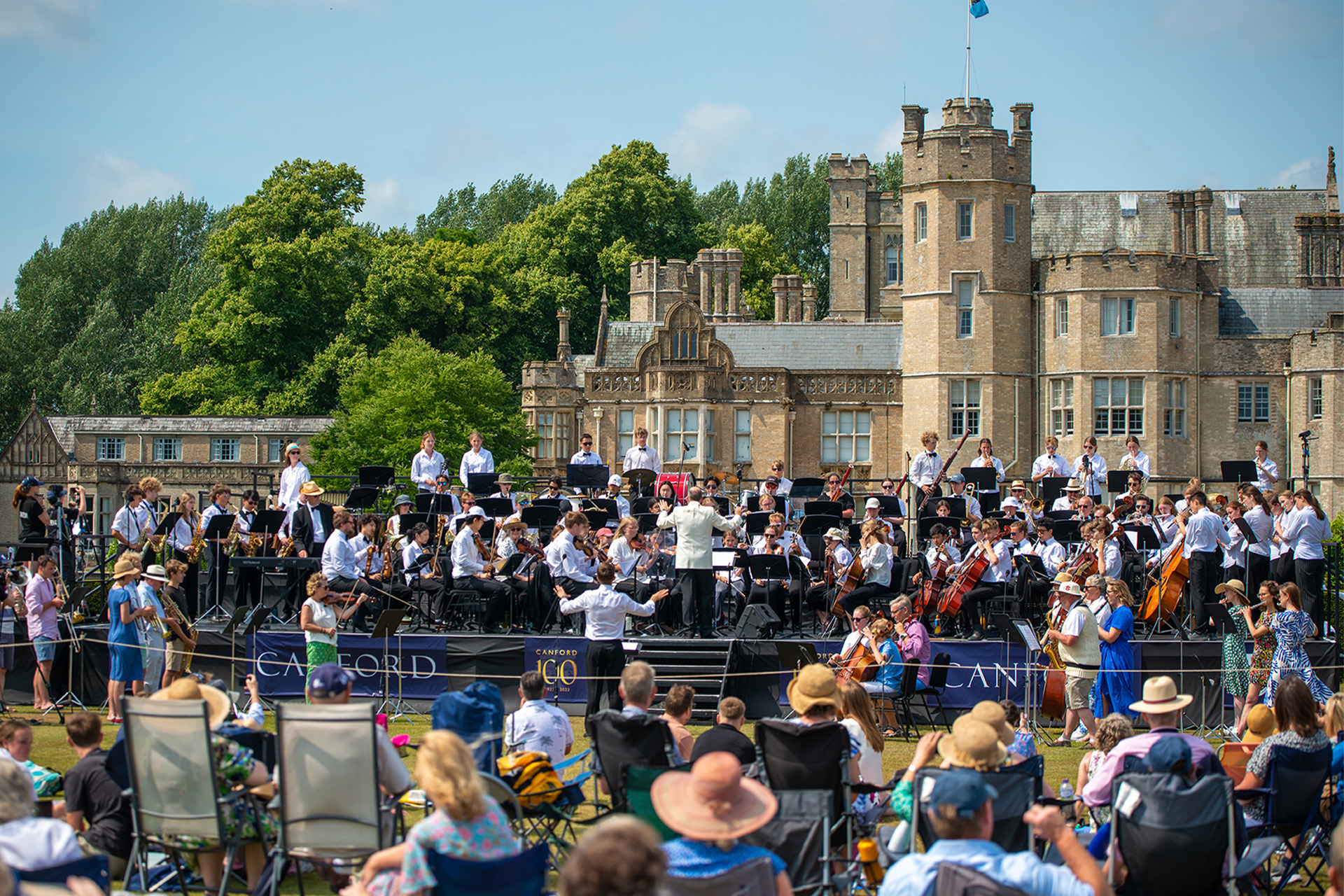 Canford School's 'Prom in the Park' Garden Party