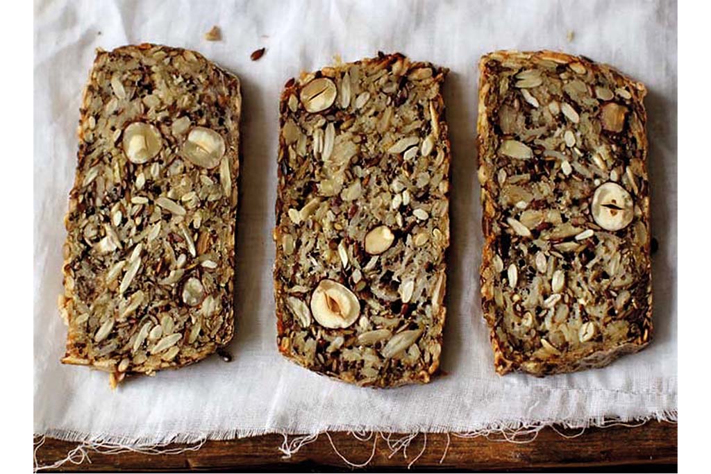 Nutty high fibre bread made from psyllium powder rather than flour aids chronic constipation: gut-friendly diet
