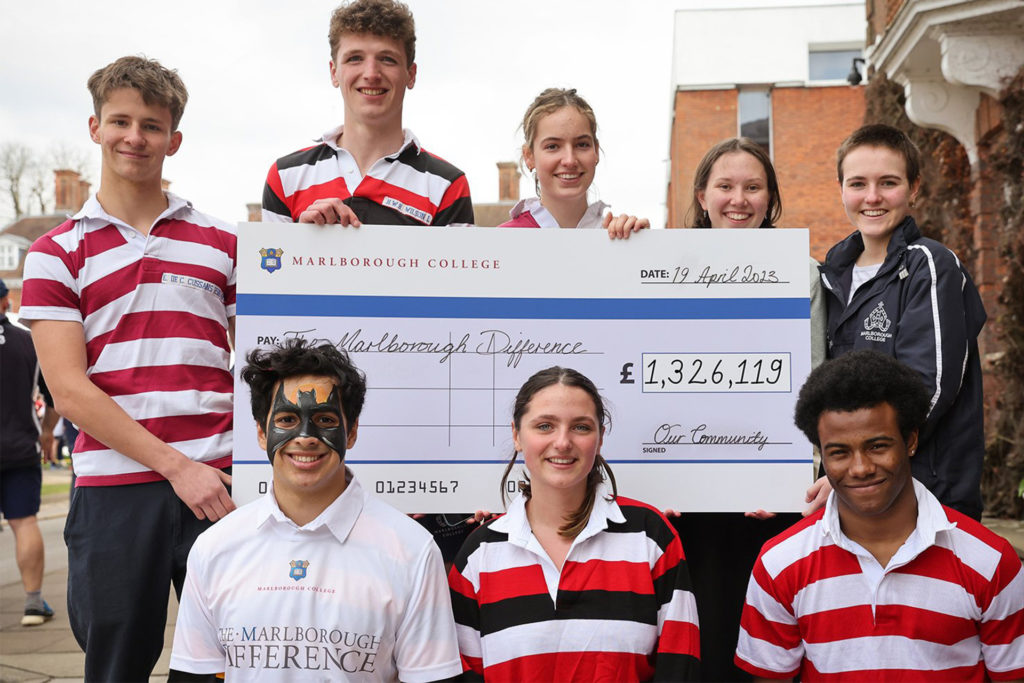 Marlborough pupils raised more than £1.3 million