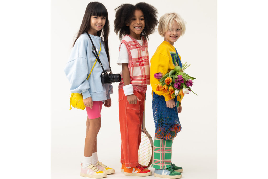 VEJA x The Animal Observatory kids trainers