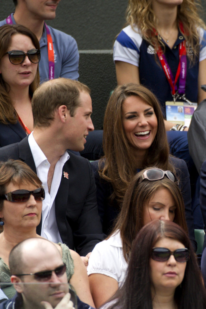 HRH Duke and Duchess of Cambridge Prince William & Kate Middleton The London 2012 Olympic Games, held at The All England Lawn Tennis Club Wimbledon