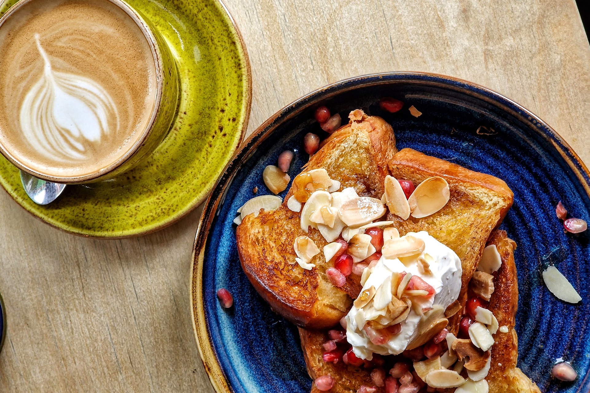 Breakfast and coffee at Hafla Hafla in Liverpool