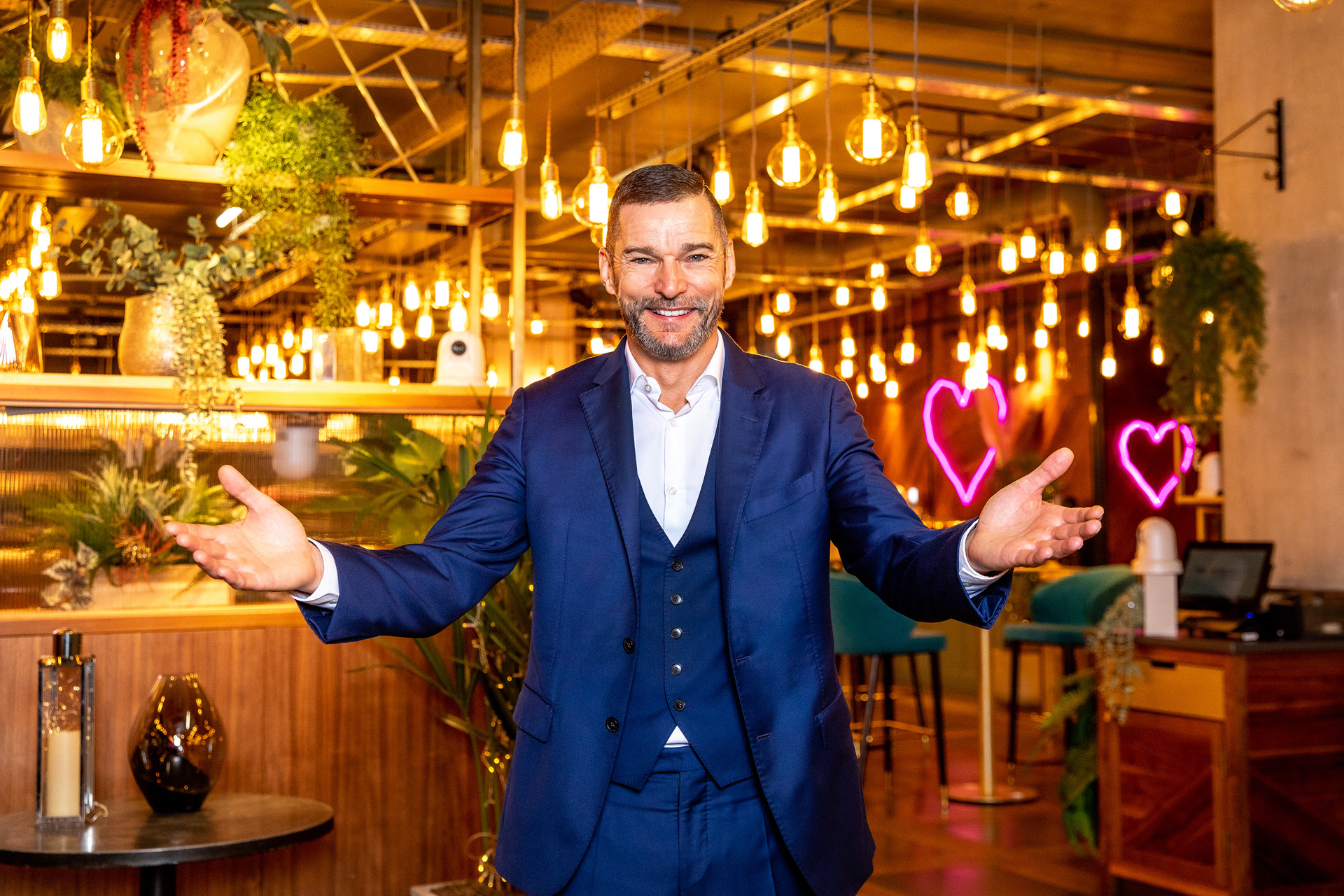 Fred Sirieix presenting Teen First Dates