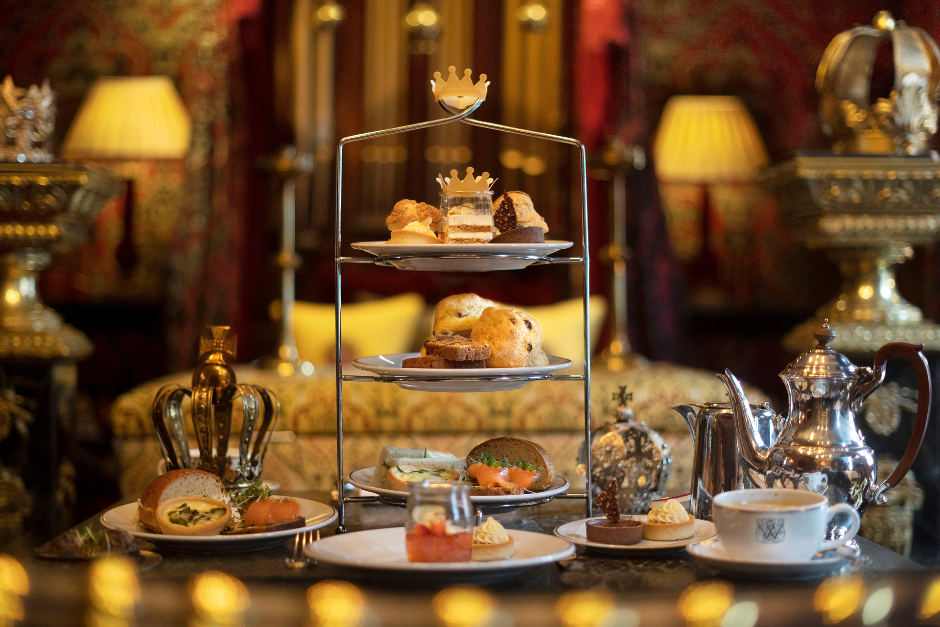 Afternoon tea at The Witchery in Edinburgh