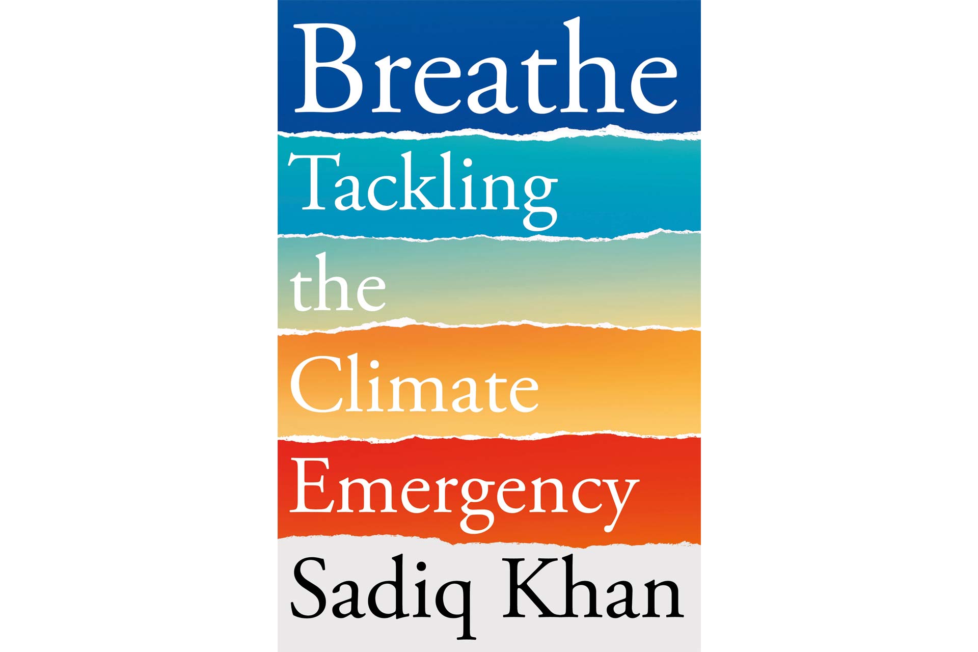 Sadiq Khan's 'Breathe' book, cover