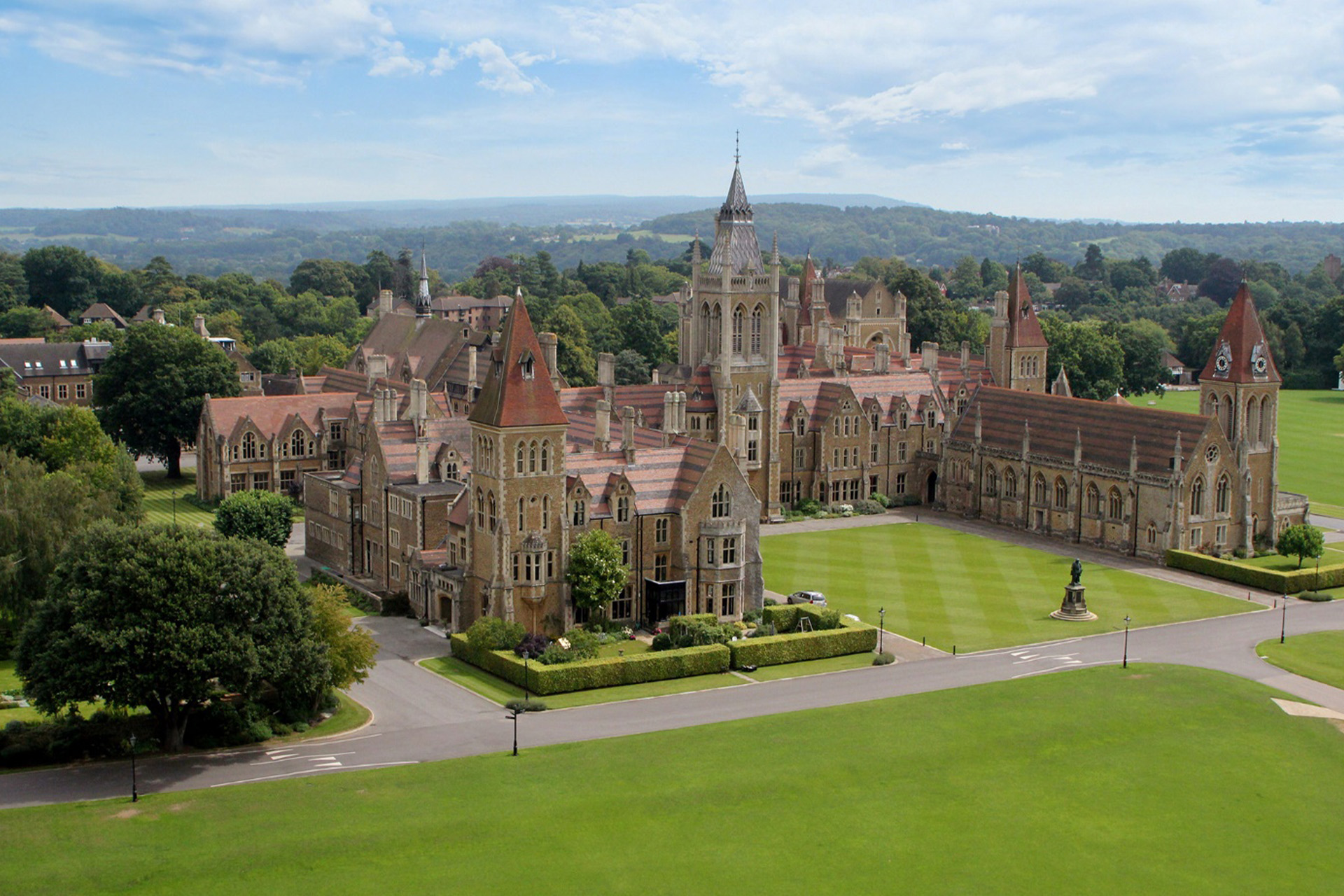 Charterhouse School Ariel shot