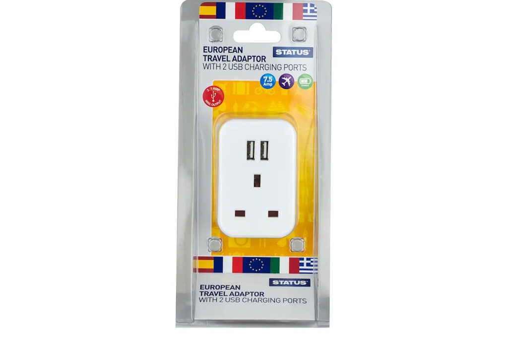 European travel adapter